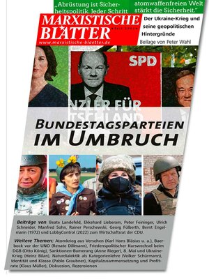 cover image of Bundestagsparteien im Umbruch